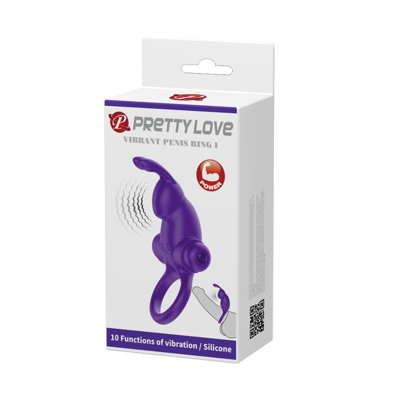 Vibrant Penis Ring I - Pretty Love (Purple)