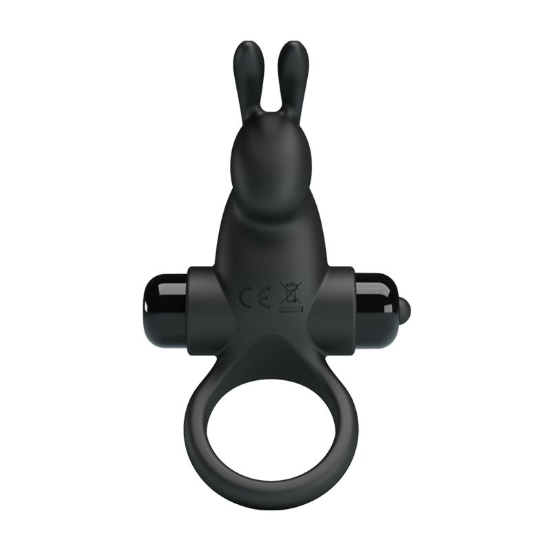 Vibrant Penis Ring I - Pretty Love (Black)