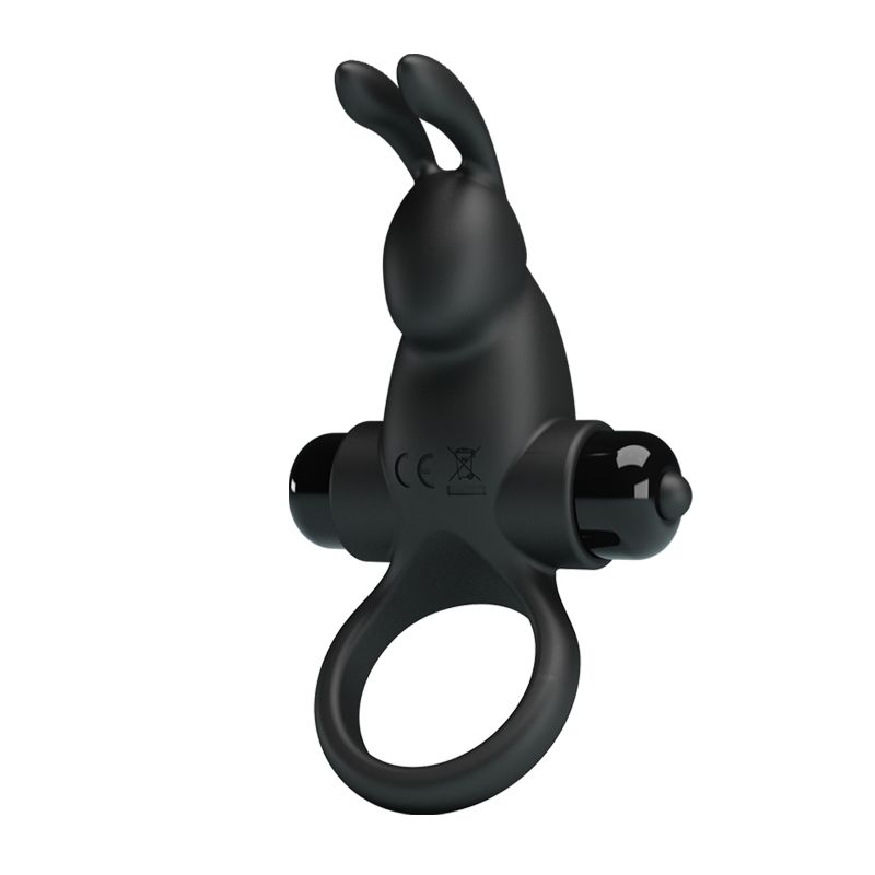 Vibrant Penis Ring I - Pretty Love (Black)