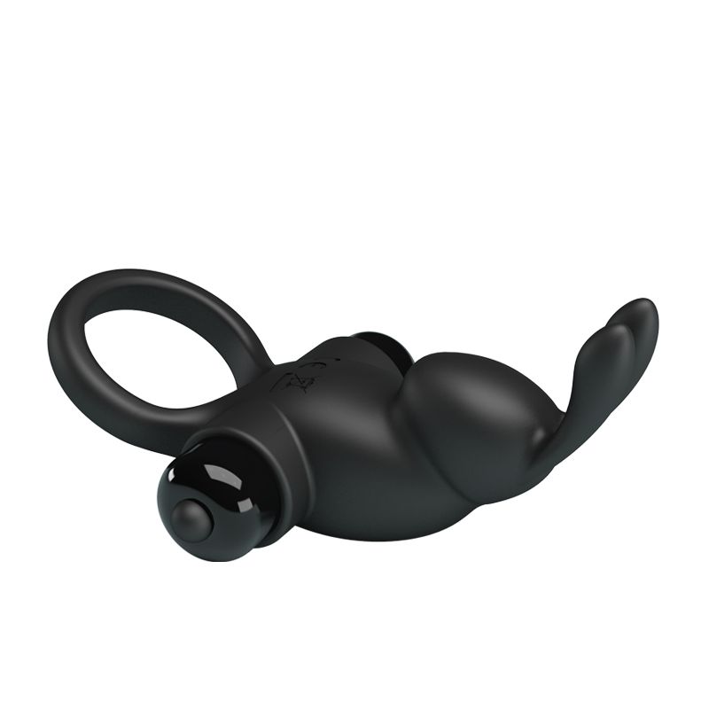 Vibrant Penis Ring I - Pretty Love (Black)