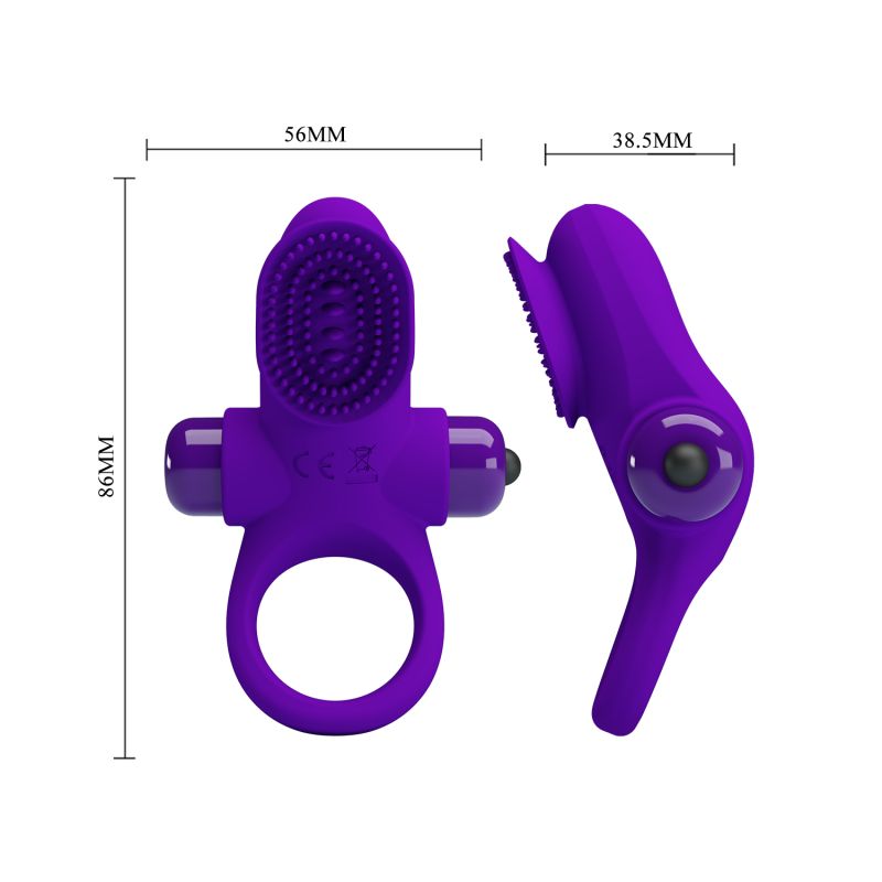 Vibrant Penis Ring II - Pretty Love (Purple)