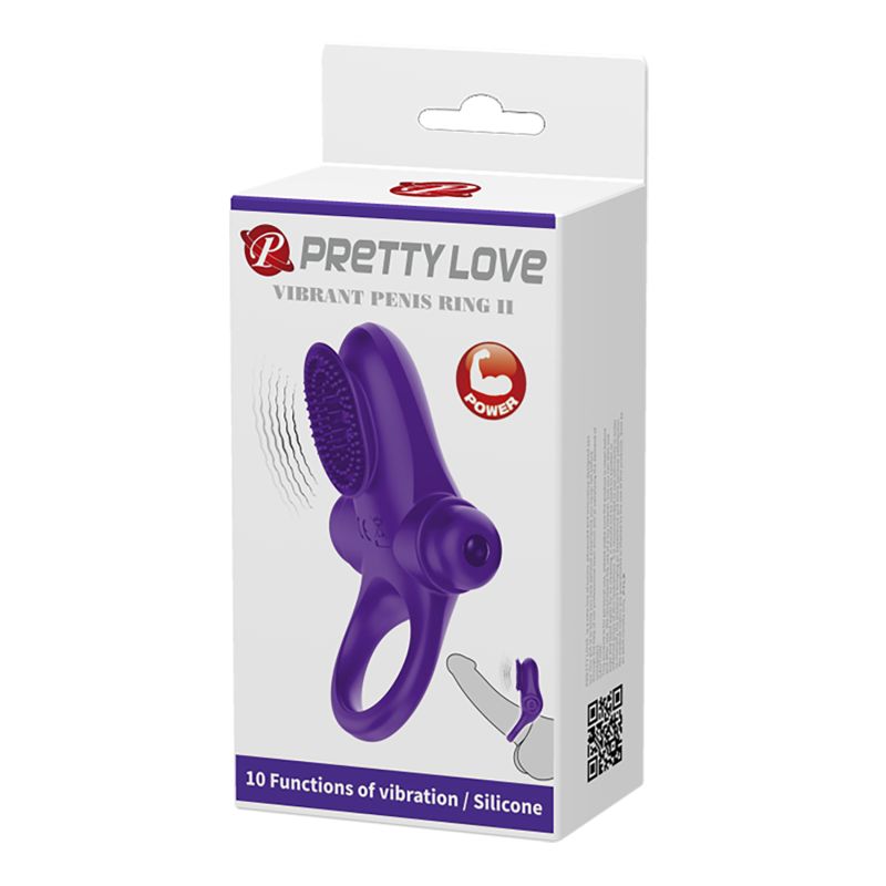 Vibrant Penis Ring II - Pretty Love (Purple)