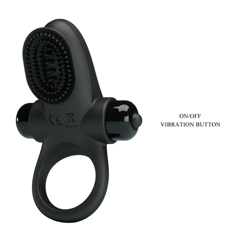 Vibrant Penis Ring II  - Pretty Love (Black)