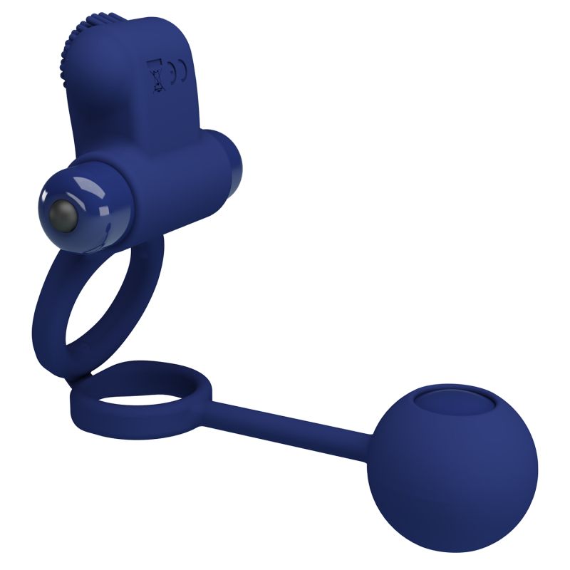 Remington Vibrating Penis Sleeve (Navy Blue)