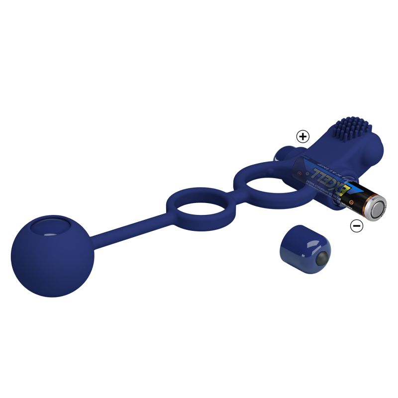 Remington Vibrating Penis Sleeve (Navy Blue)