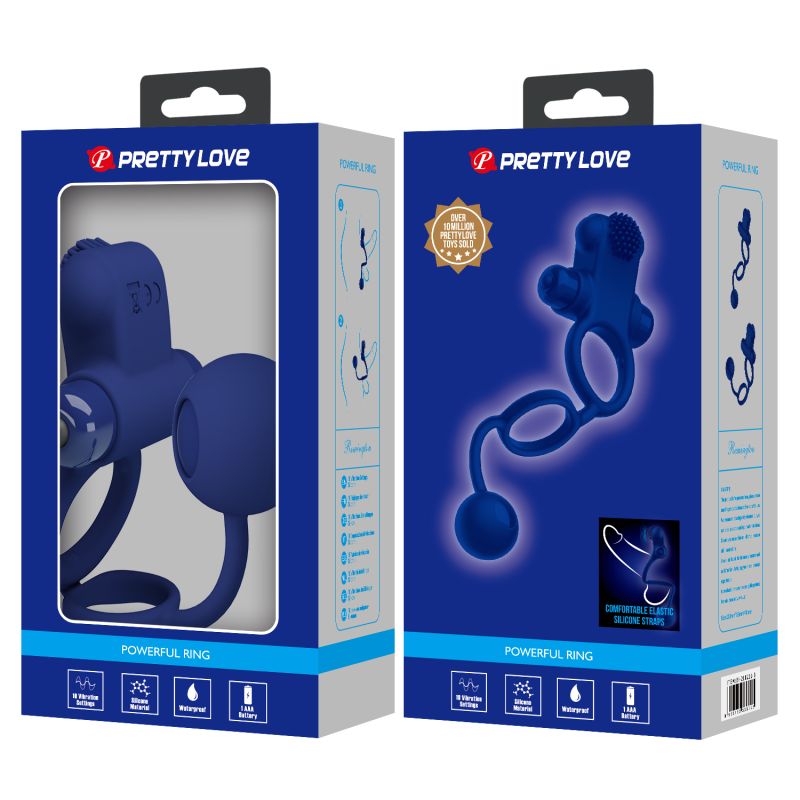 Remington Vibrating Penis Sleeve (Navy Blue)