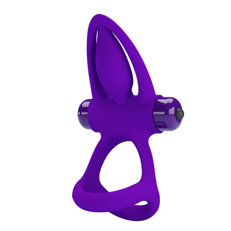 Vibration Cock Ring - Pretty Love (Purple)