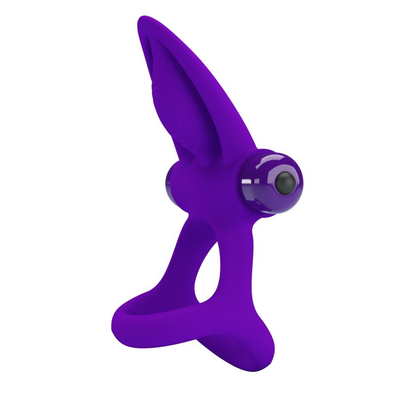 Vibration Cock Ring - Pretty Love (Purple)