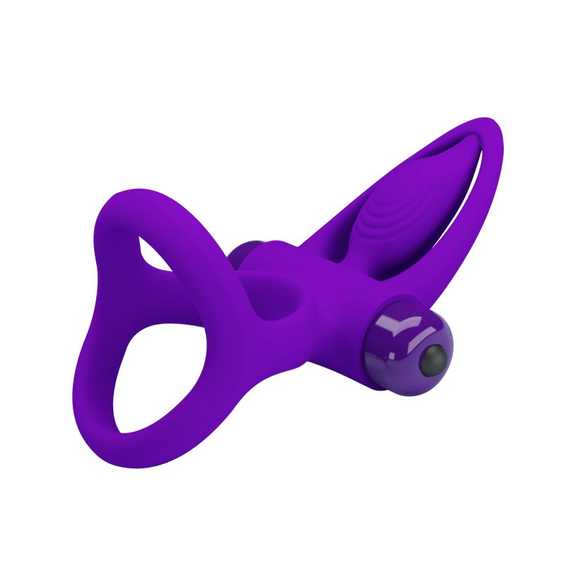 Vibration Cock Ring - Pretty Love (Purple)
