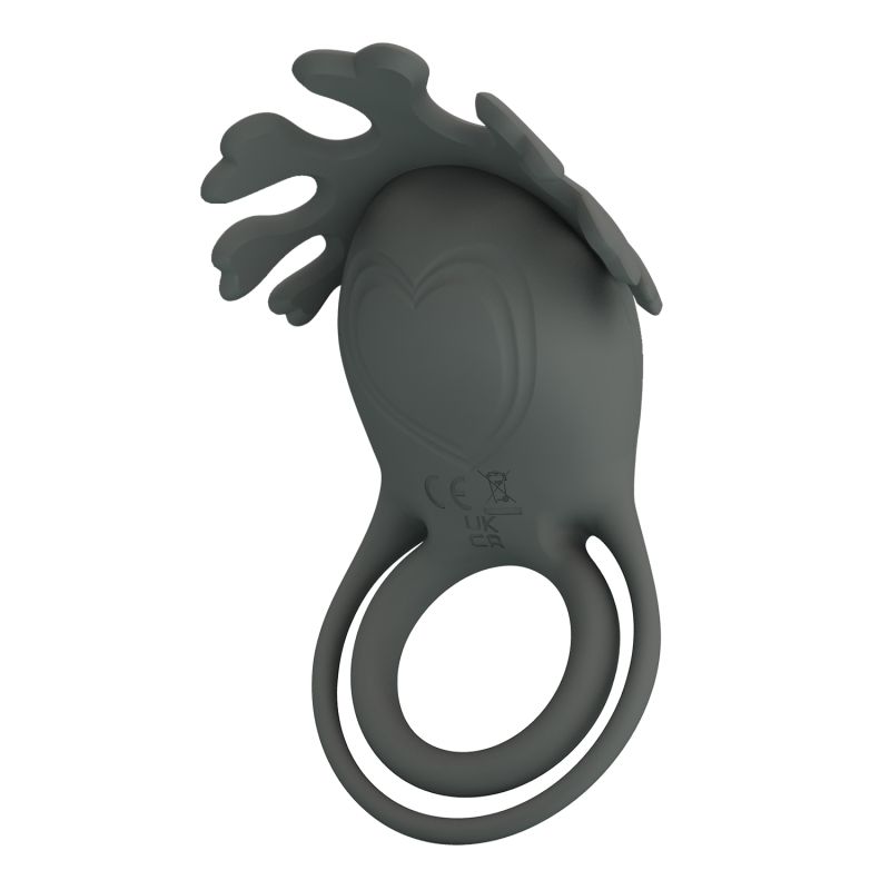 Ruben 7 Function Vibrating Cock Ring (Grey)