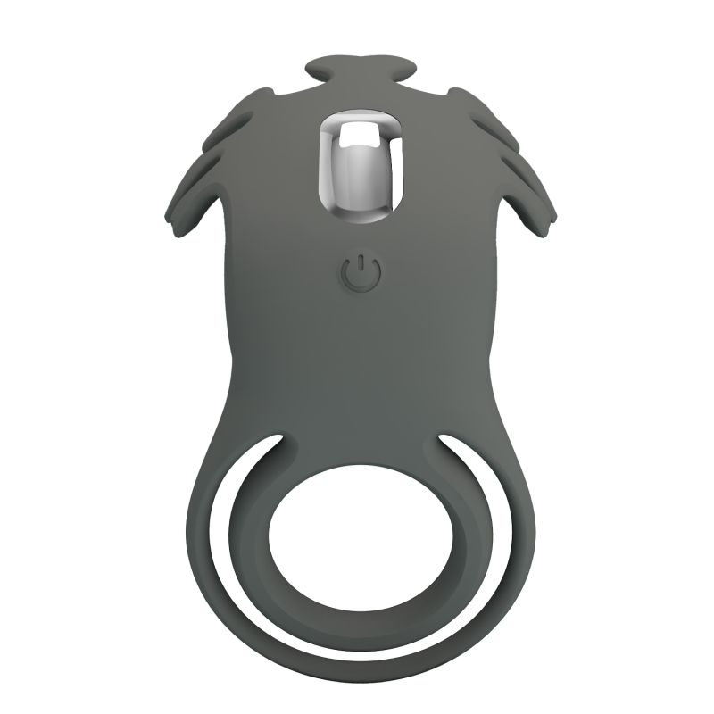 Ruben 7 Function Vibrating Cock Ring (Grey)
