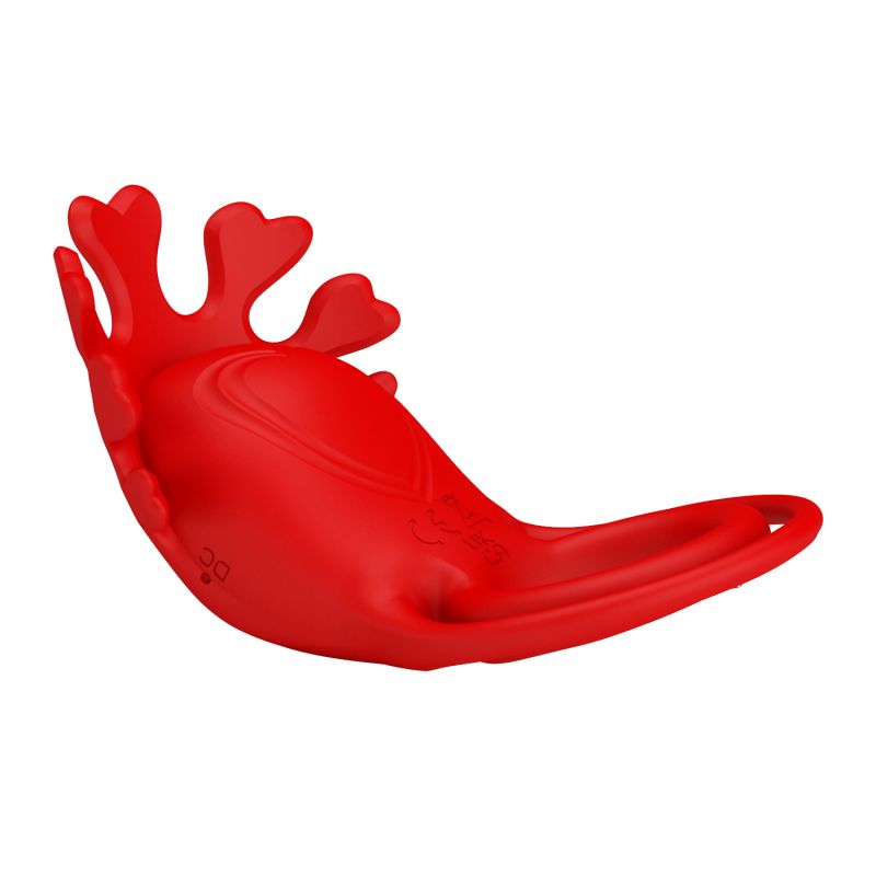 Ruben 7 Function Vibrating Cock Ring (Red)