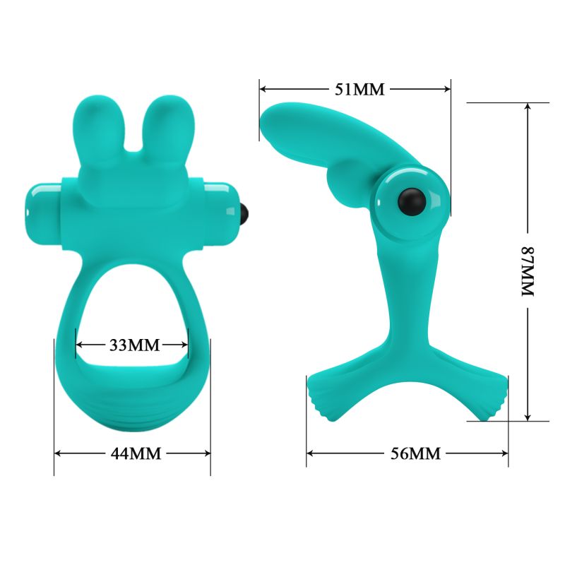 Passionate Dante Cock Ring (Blue)