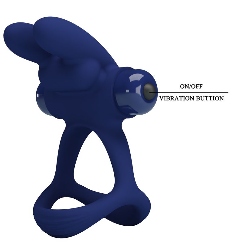 Francisco Cock Ring (Navy Blue)