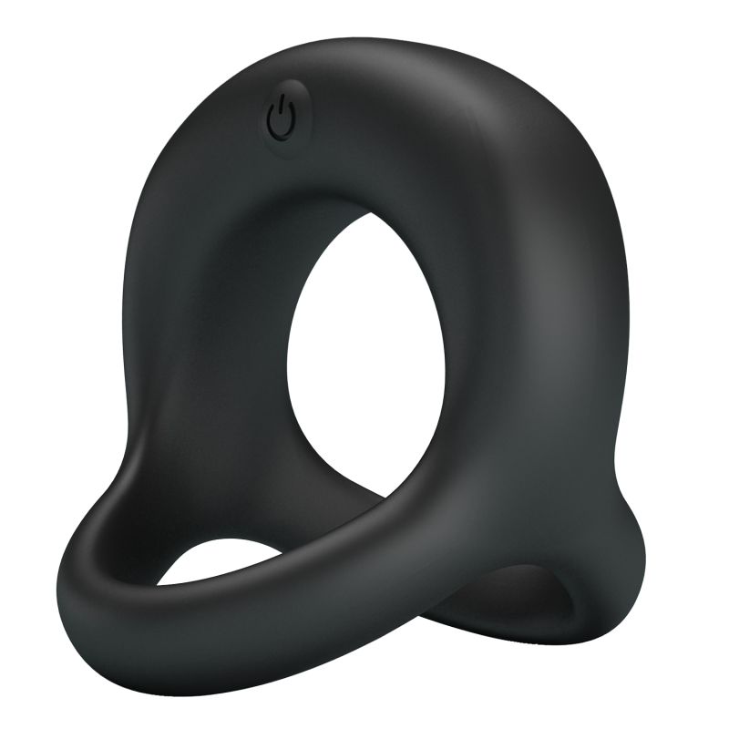Elliott - Vibrant Penis Ring - Pretty Love (Black)