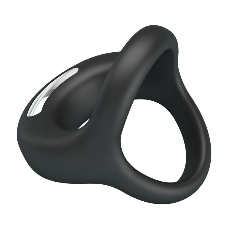 Elliott - Vibrant Penis Ring - Pretty Love (Black)