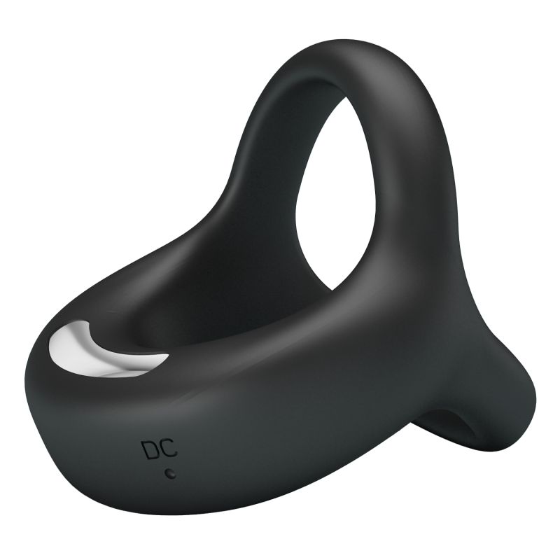 Elliott - Vibrant Penis Ring - Pretty Love (Black)