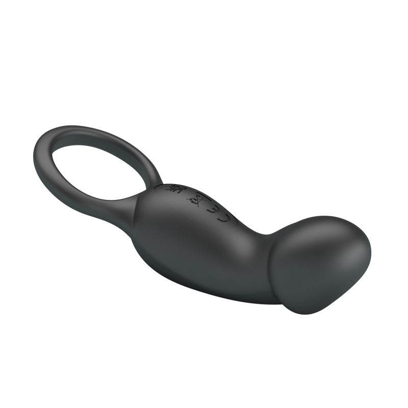 Super Power Trae Egg Bullet / Cock Ring (Black)