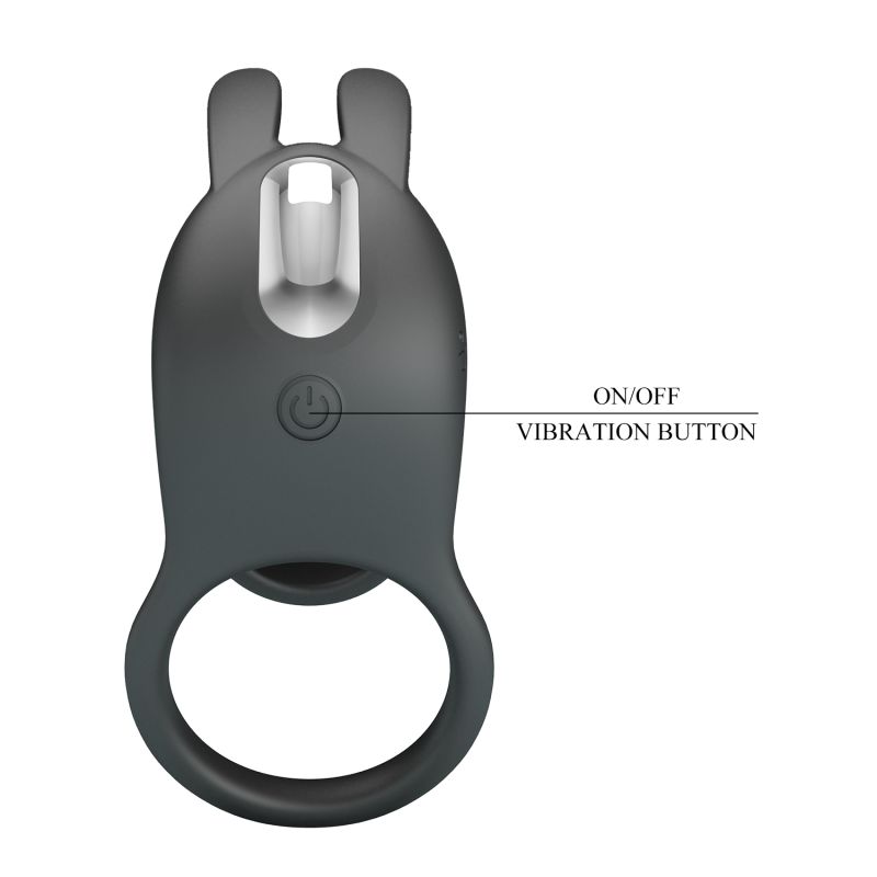 Matty - Vibrating Penis Sleeve - Pretty Love (Black)