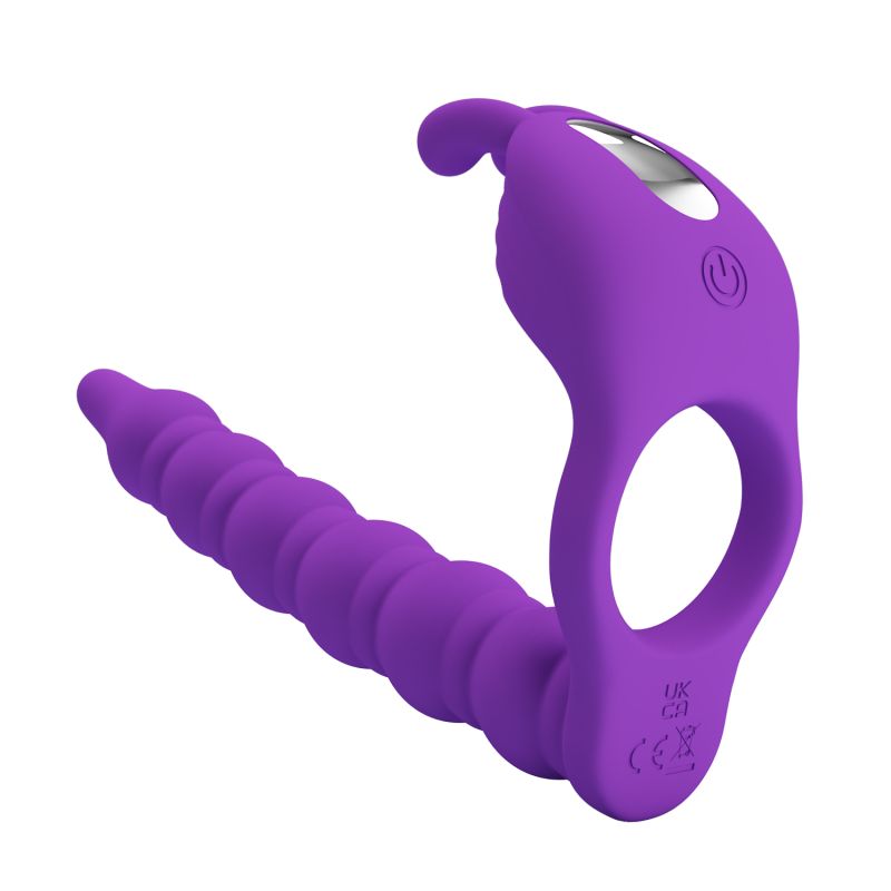Blackney Vibrating Cock Ring (Purple)