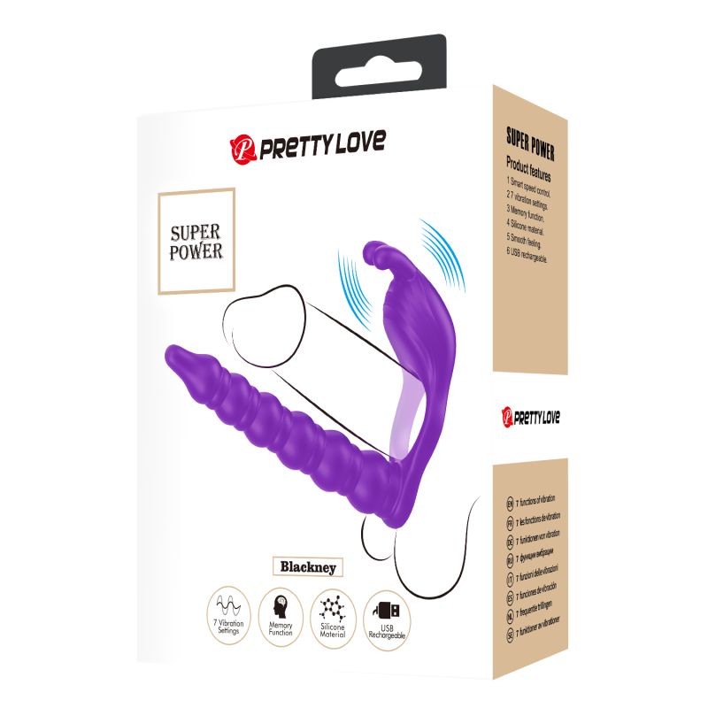 Blackney Vibrating Cock Ring (Purple)