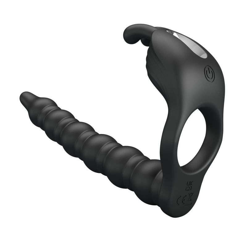 Blackney Vibrating Cock Ring (Black)