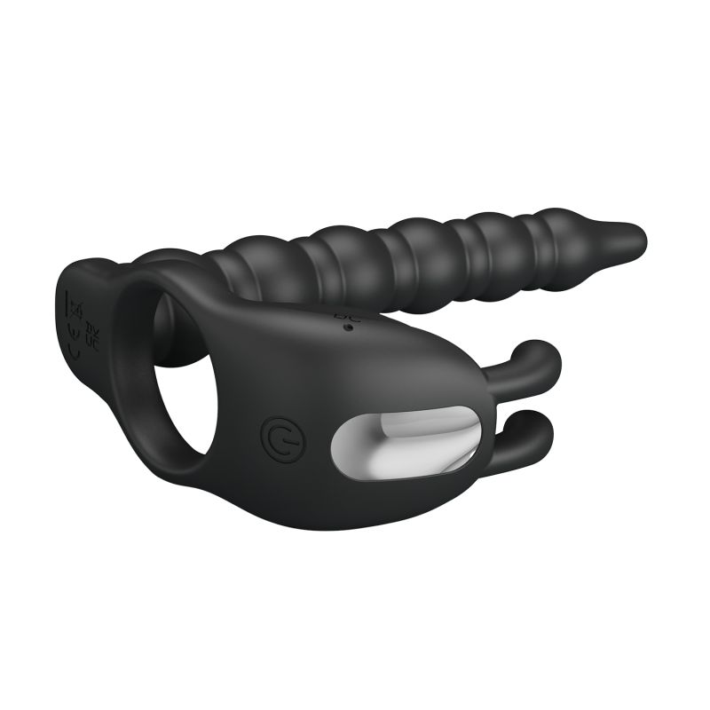 Blackney Vibrating Cock Ring (Black)