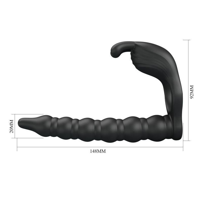 Blackney Vibrating Cock Ring (Black)