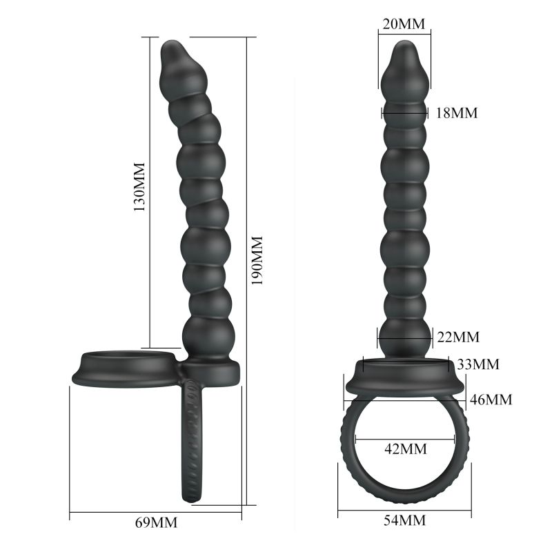 Dillion Cock Ring Anal Beads