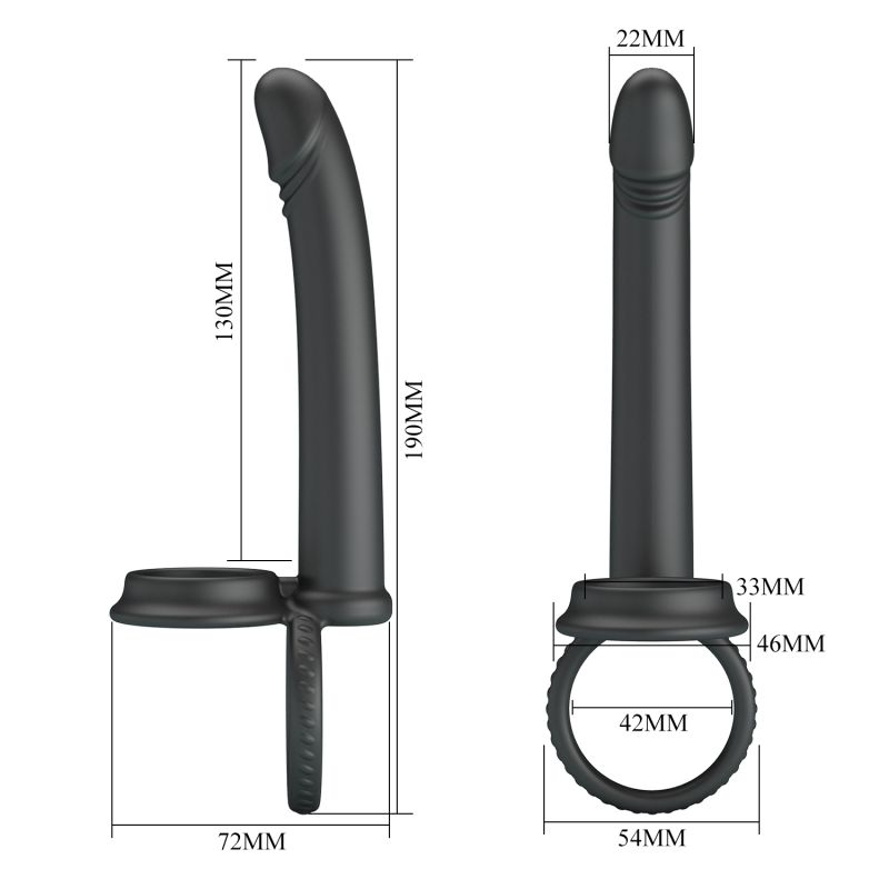 Moses Cock & Ball Ring Dildo