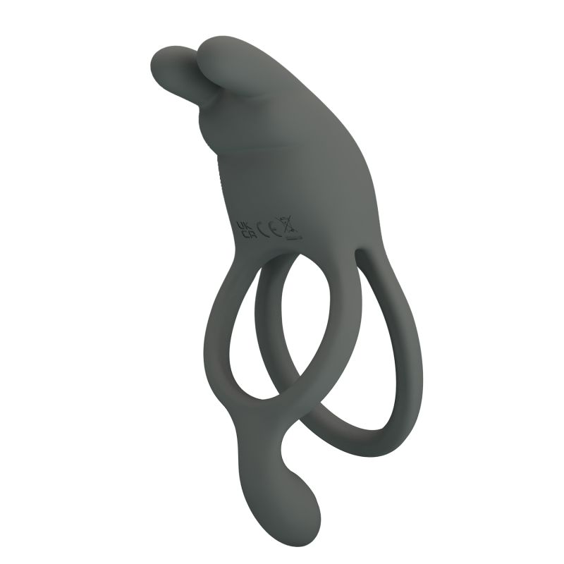 Seth Vibrating Cock Ring (Grey)