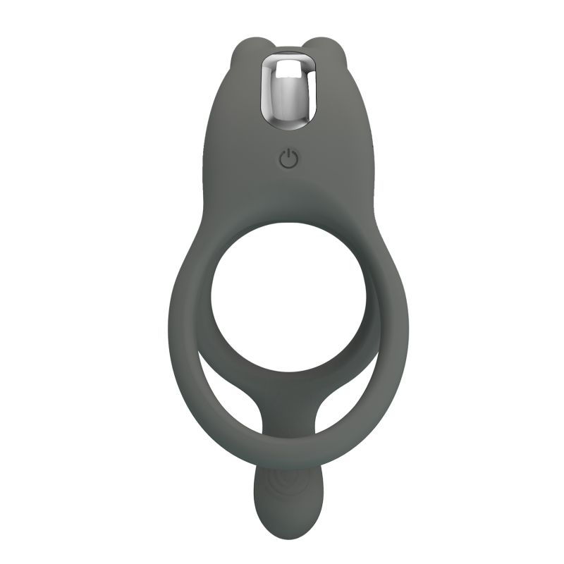 Seth Vibrating Cock Ring (Grey)