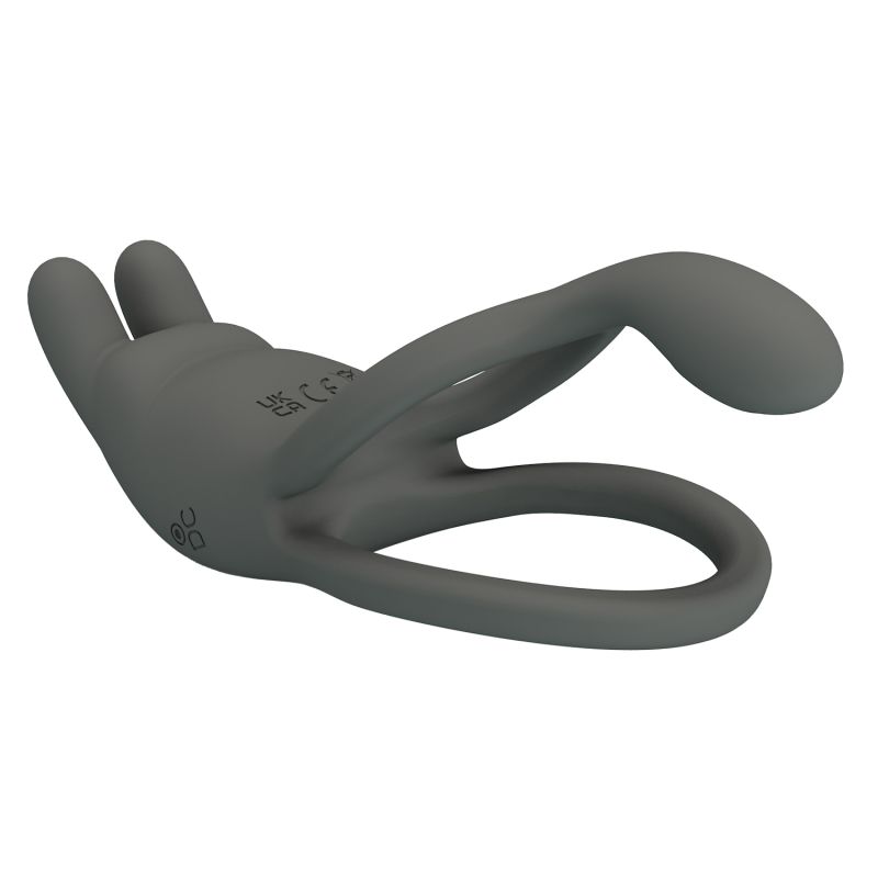 Seth Vibrating Cock Ring (Grey)