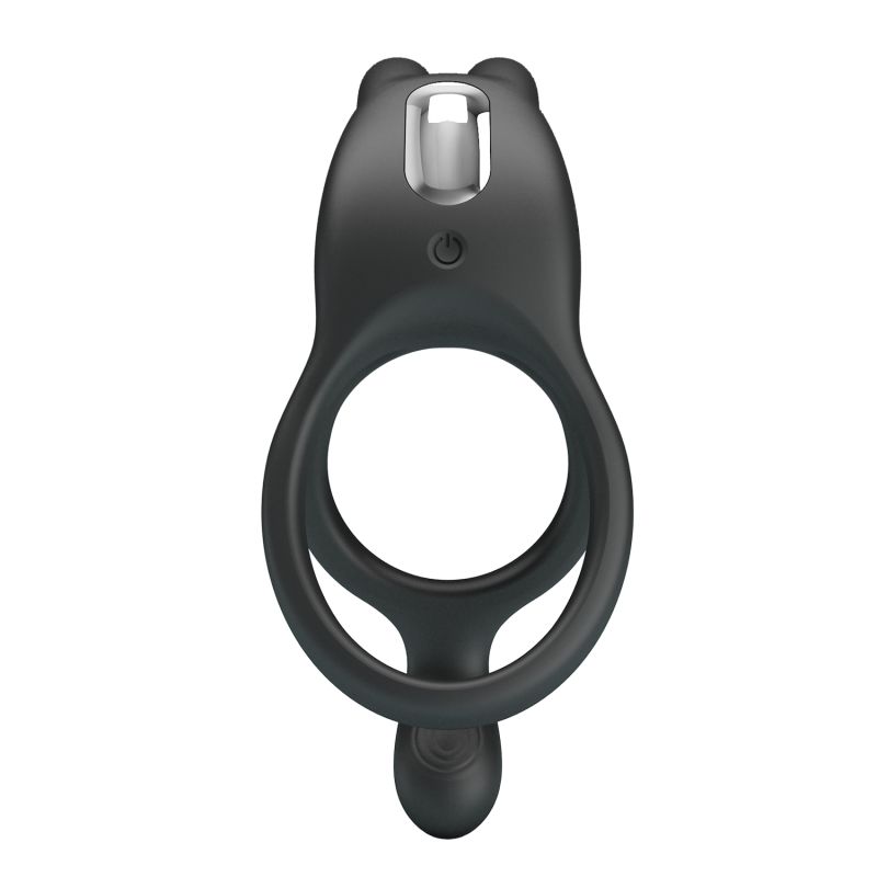 Seth Vibrating Cock Ring (Black)