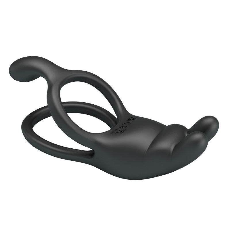 Seth Vibrating Cock Ring (Black)