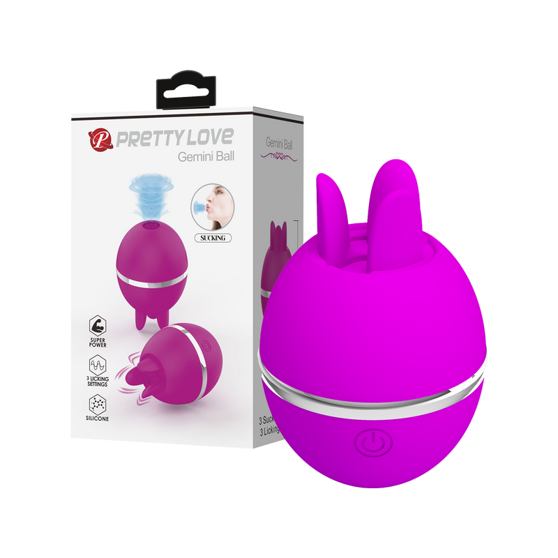 Gemini Ball Sucking and Licking Vibrator