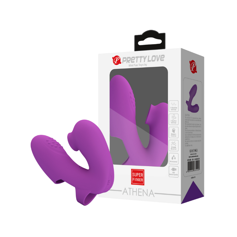 Athena Finger Vibrator (Purple)