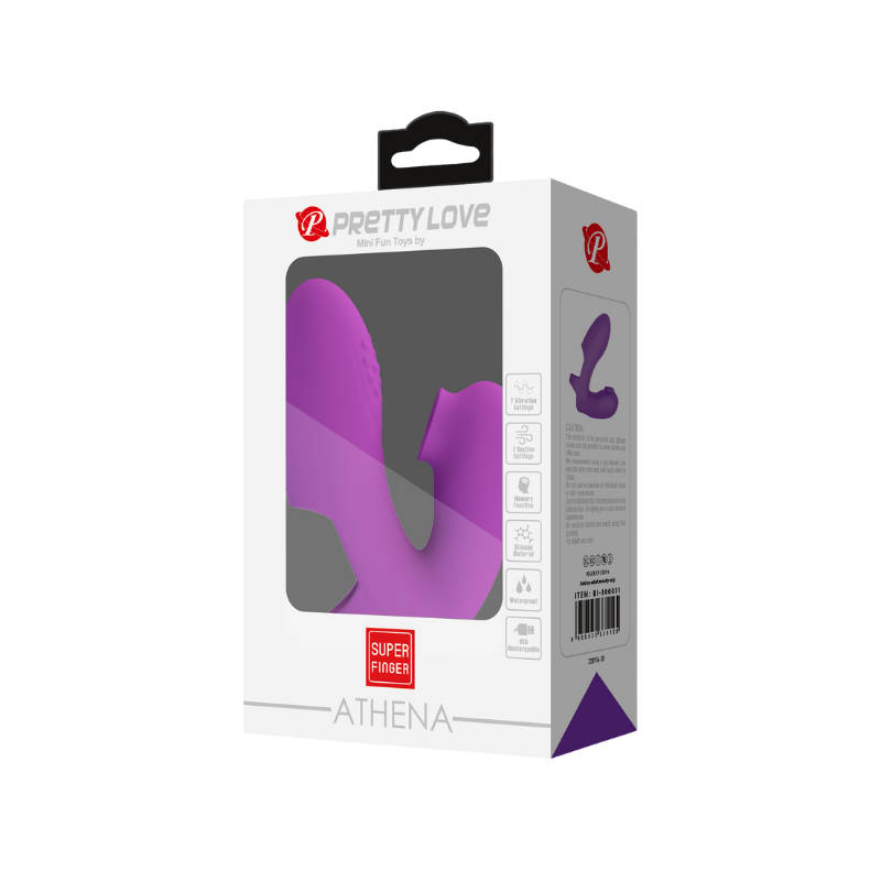 Athena Finger Vibrator (Purple)