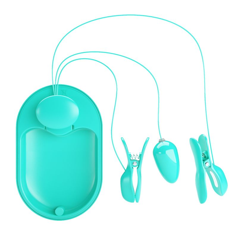 Surprise Box - Nipple Clamps - Pretty Love (Baby Blue)