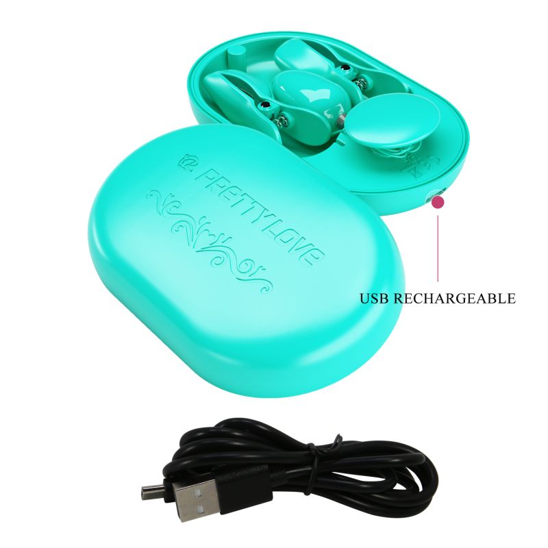 Surprise Box - Nipple Clamps - Pretty Love (Baby Blue)