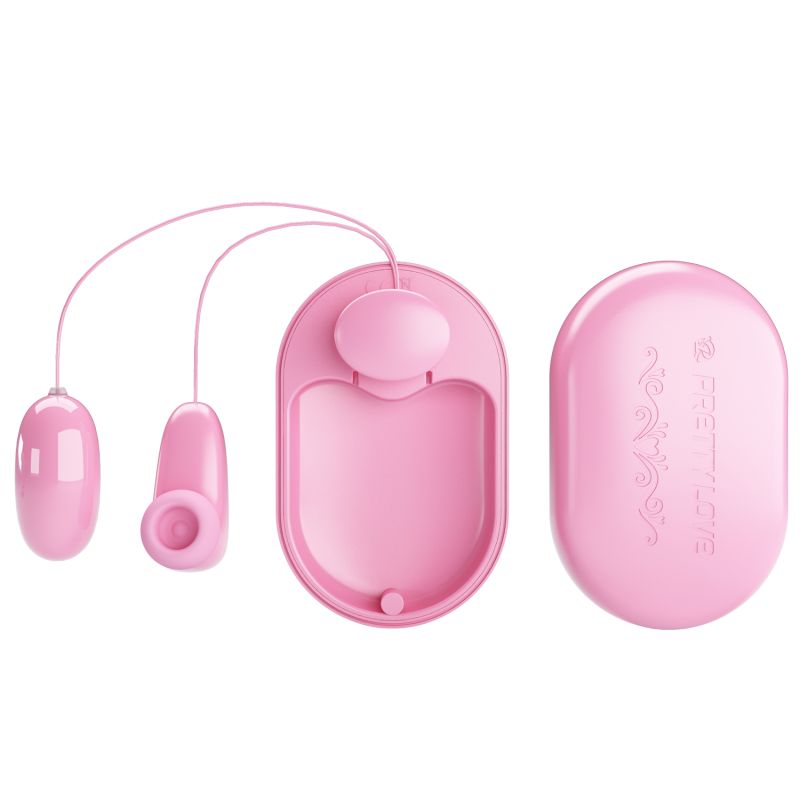 Magic Box - Tapping Stimulator & Vibrating Egg (Pink)