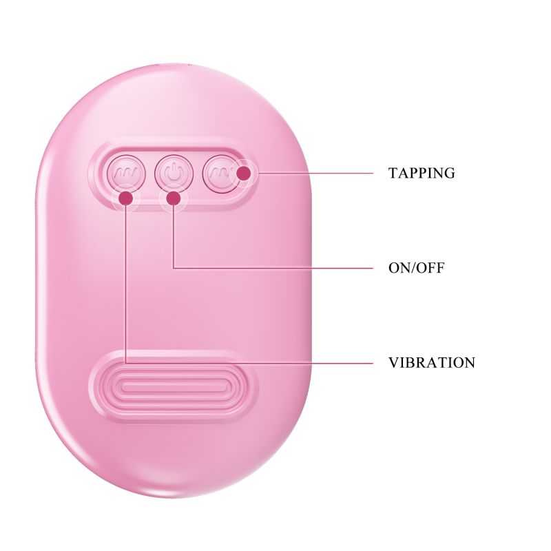 Magic Box - Tapping Stimulator & Vibrating Egg (Pink)