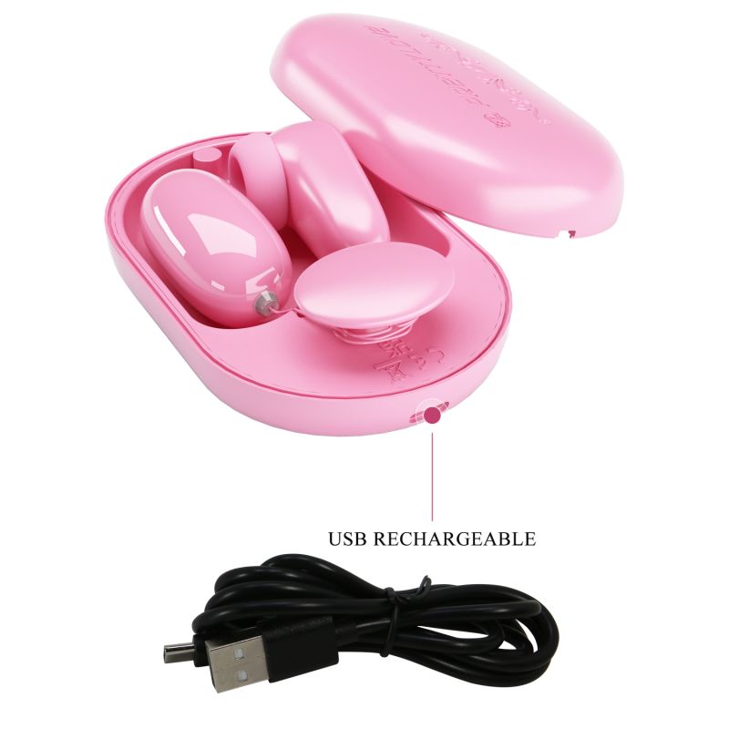 Magic Box - Tapping Stimulator & Vibrating Egg (Pink)