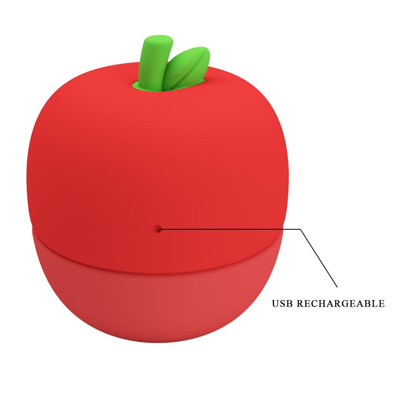 Apple Secret Clitoral Stimulator (Red)