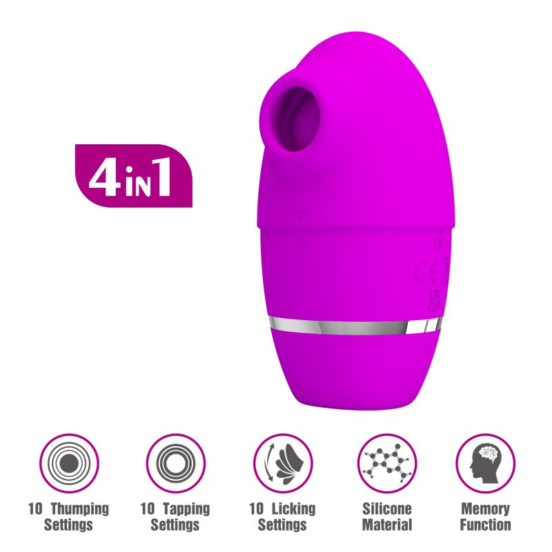 Thumping Shakira 4in1 Vibrator - Pretty Love