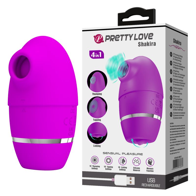 Thumping Shakira 4in1 Vibrator - Pretty Love