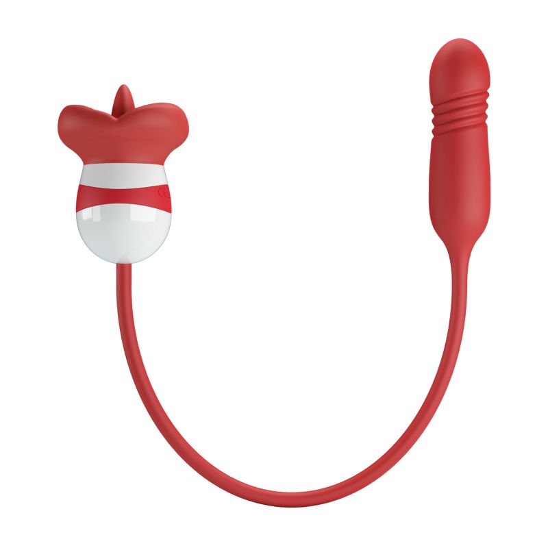 Ashlynn Vibrator (Red / White)