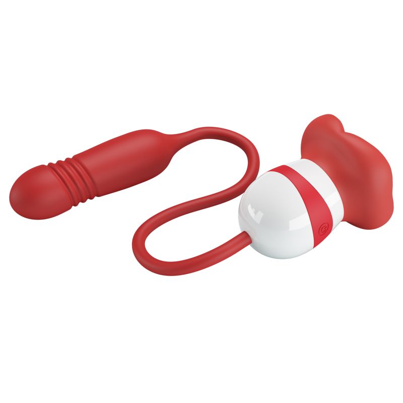 Ashlynn Vibrator (Red / White)