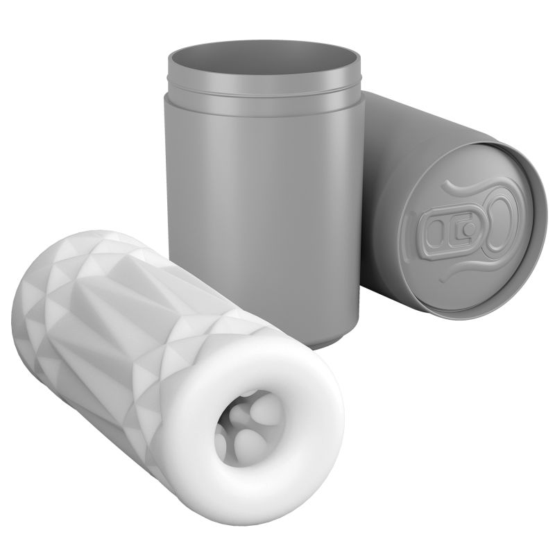 Anime Super Soft Pop-Top Can-Shaped Can Masturbator (Purple)