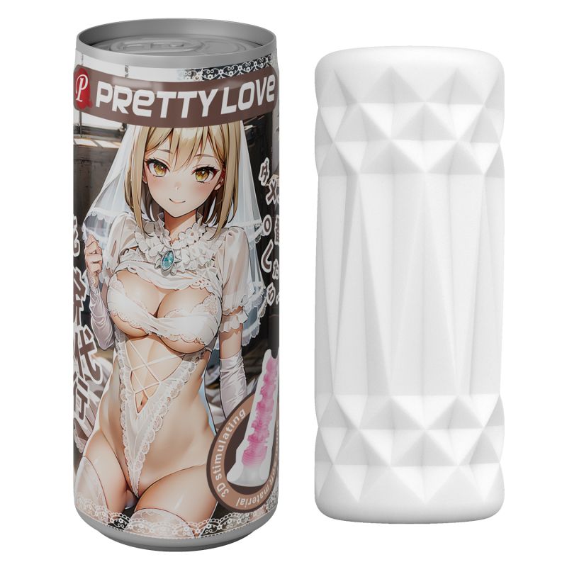 Anime Super Soft Pop-Top Can-Shaped Can Masturbator (Brown)